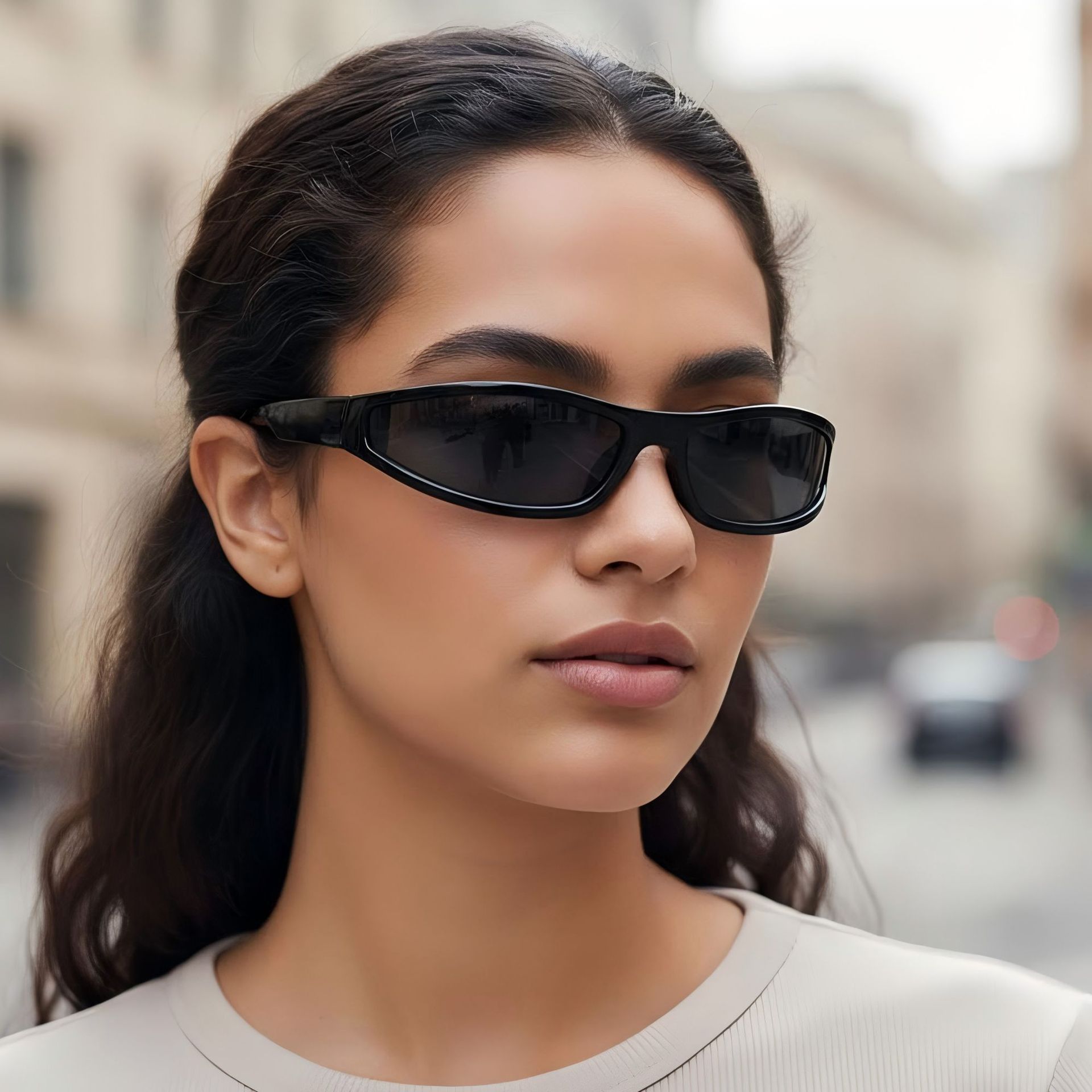 Fishing Sunglasses Polarized - แว่นกันแดดสำหรับผู้หญิง แฟชั่นทันสมัย กรอบแว่นคุณภาพสูง แว่นกันแดดกรอบเล็ก