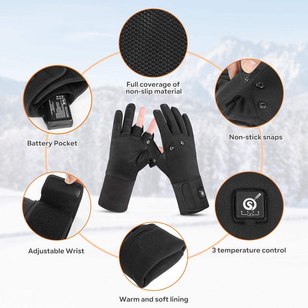 ถุงมือตกปลาน้ำแข็งและตกปลากลาง - Fishing Gloves บทวิจารณ์และราคา