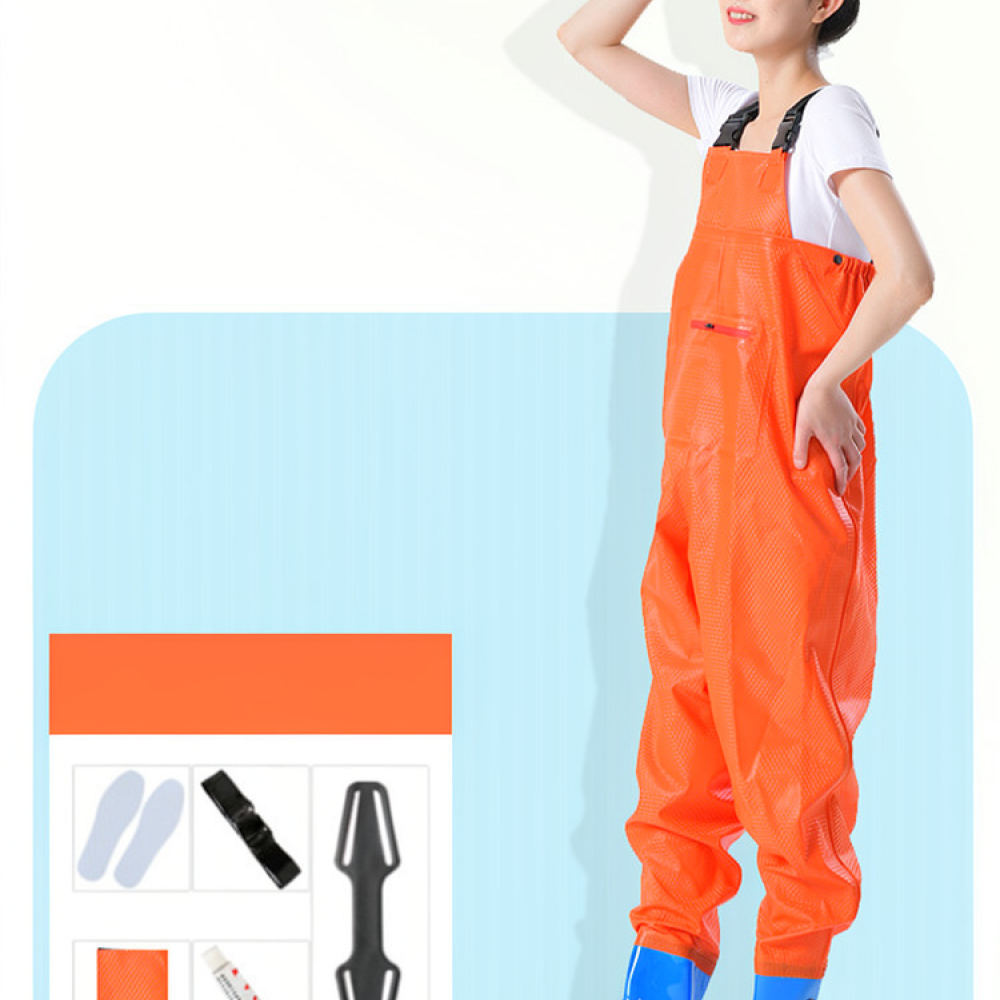 ชุดเอี๊ยมกันน้ำน้ำหนักเบาสำหรั - Fishing Pants Waterproof บทวิจารณ์และราคา
