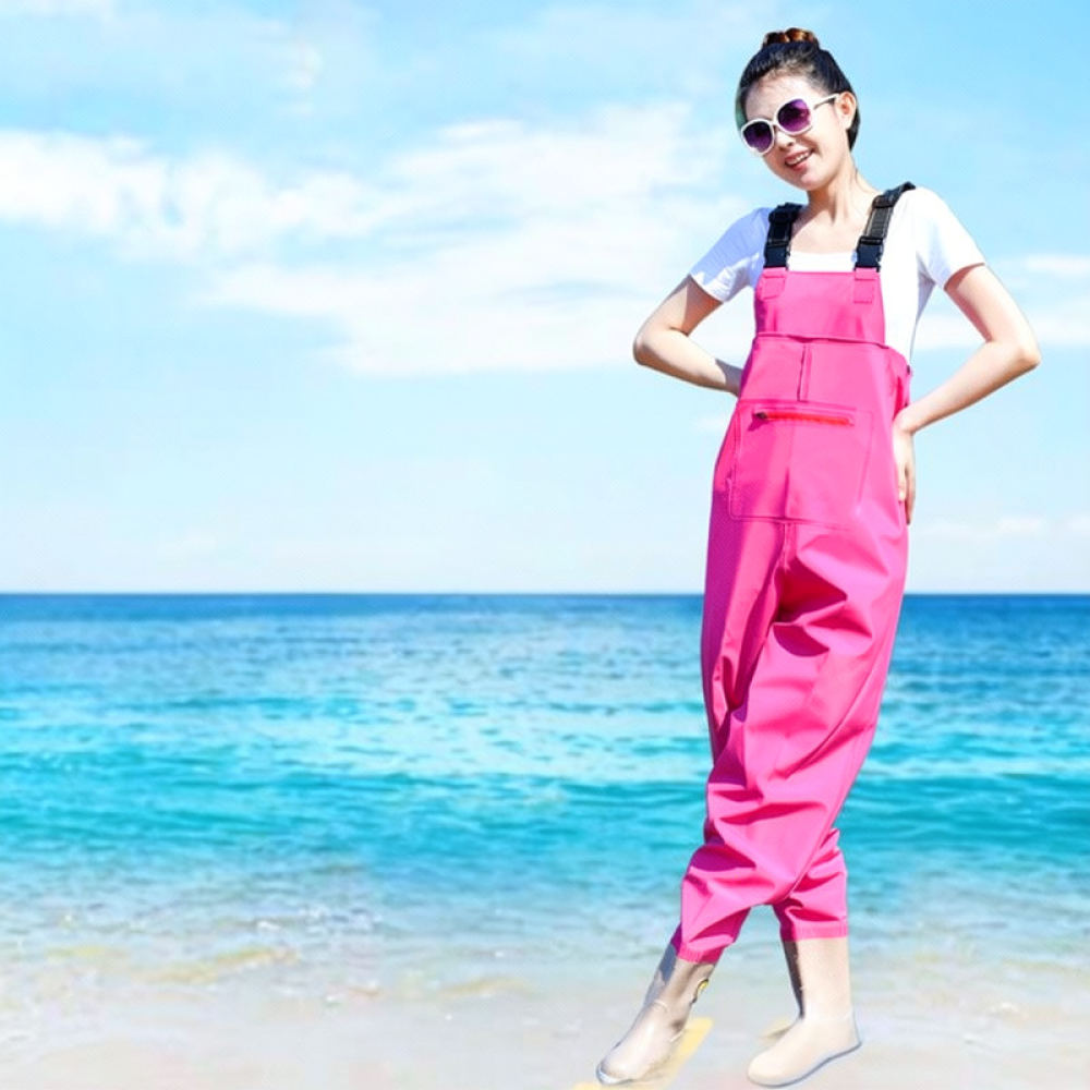 ชุดเอี๊ยมกันน้ำน้ำหนักเบาสำหรั - Fishing Pants Waterproof บทวิจารณ์และราคา