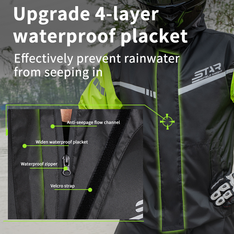 ชุดกันฝนสำหรับนักขี่มอเตอร์ไซค - Fishing Rain Suit บทวิจารณ์และราคา