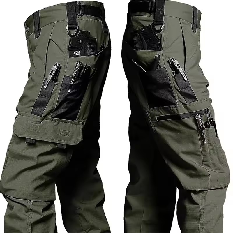 ผู้ชายกางเกงยุทธวิธีทํางานกลาง - Fishing Pants Waterproof บทวิจารณ์และราคา