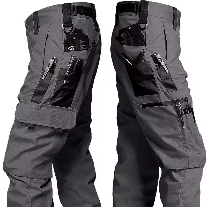 ผู้ชายกางเกงยุทธวิธีทํางานกลาง - Fishing Pants Waterproof บทวิจารณ์และราคา
