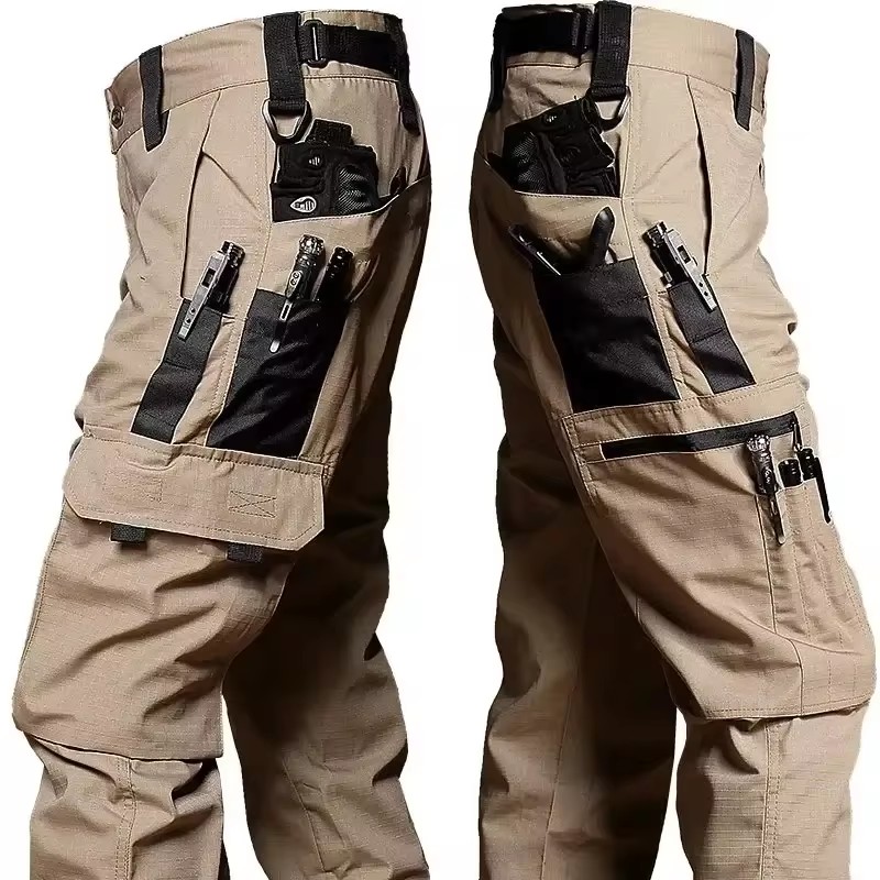 ผู้ชายกางเกงยุทธวิธีทํางานกลาง - Fishing Pants Waterproof บทวิจารณ์และราคา