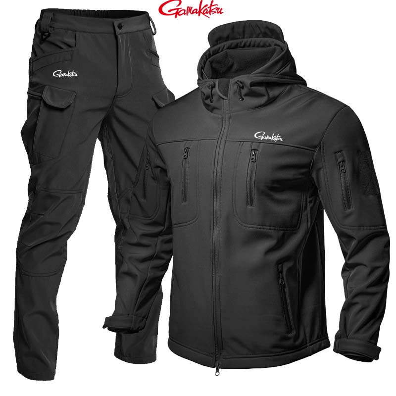 ชุดยุทธวิธีกันน้ำ Gamakatsu Fi - Fishing Rain Suit บทวิจารณ์และราคา