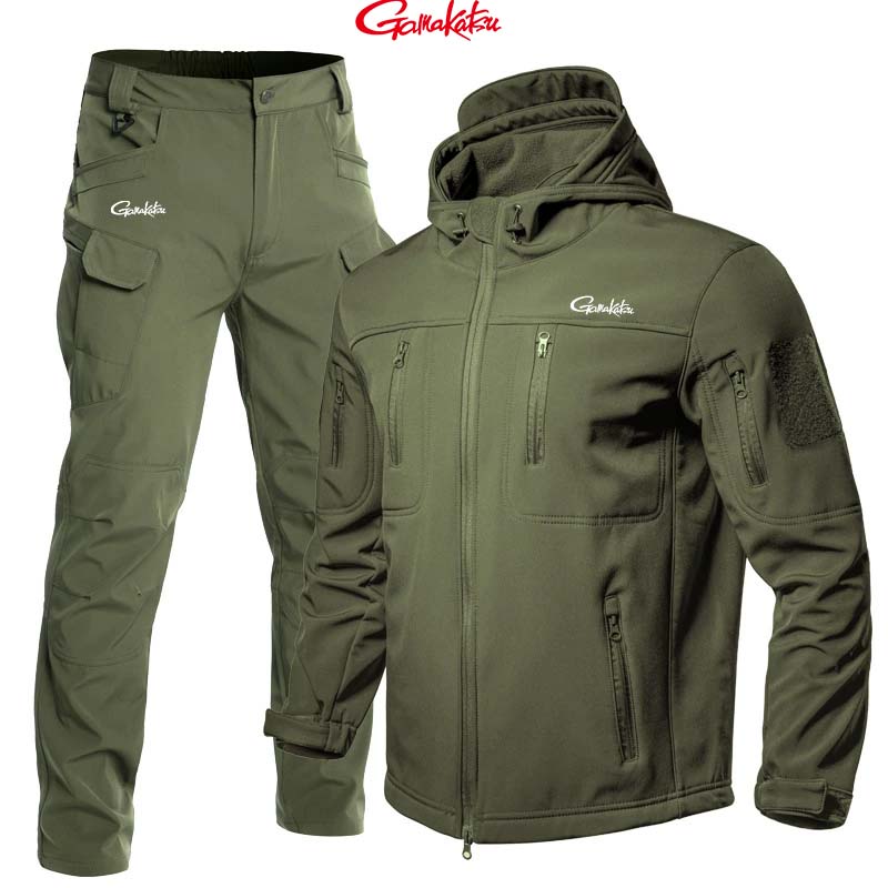 ชุดยุทธวิธีกันน้ำ Gamakatsu Fi - Fishing Rain Suit บทวิจารณ์และราคา