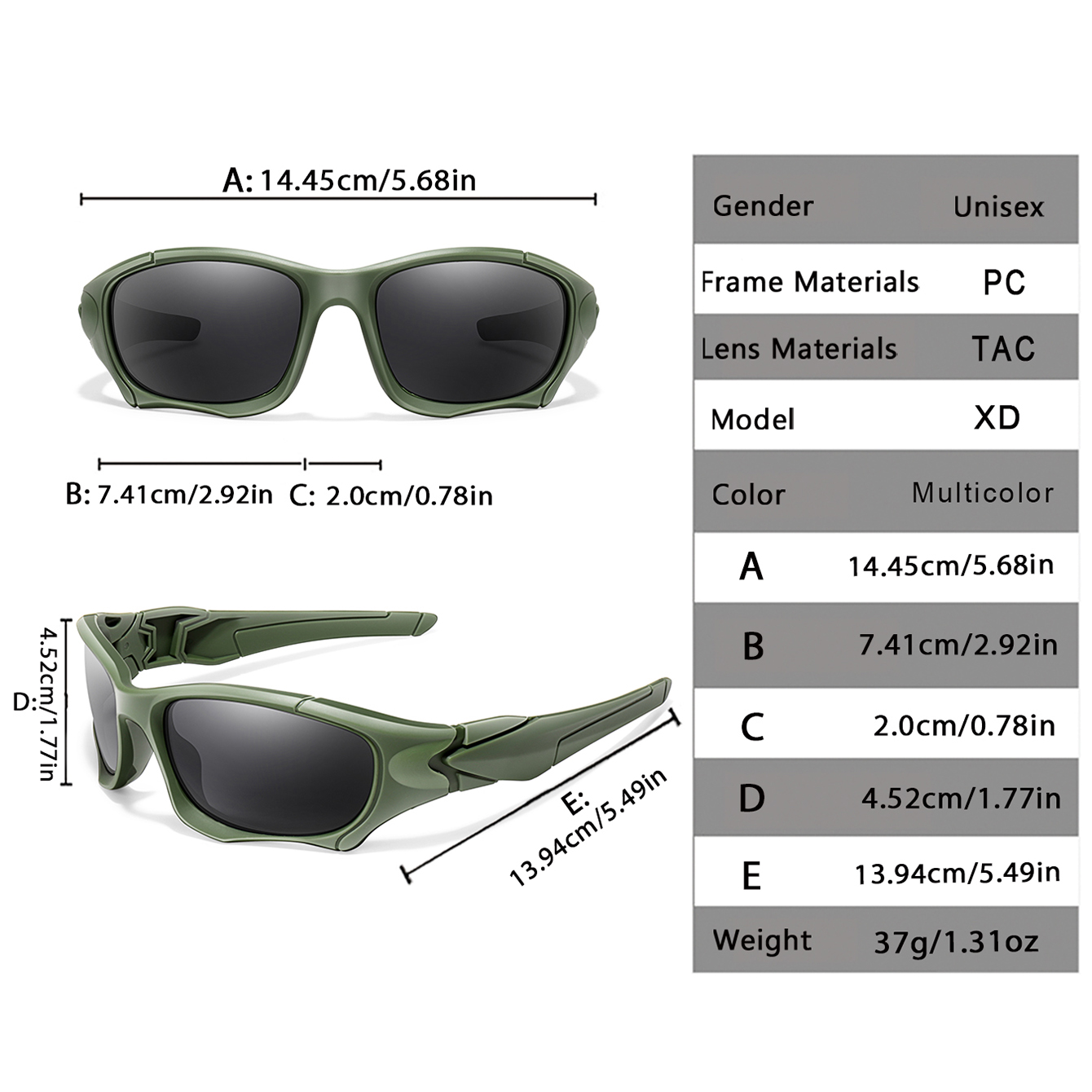 แว่นกันแดดโพลาไรซ์สุดคลาสสิกสำ - Fishing Sunglasses Polarized บทวิจารณ์และราคา