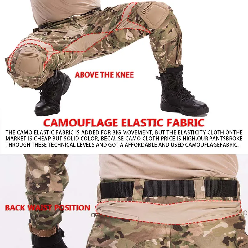 กางเกงยุทธวิธี Gen3 ลายพราง ชุ - Fishing Pants Waterproof บทวิจารณ์และราคา